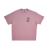 Camiseta Deus Ex Machina Trust Zephyr Pink - ECRU