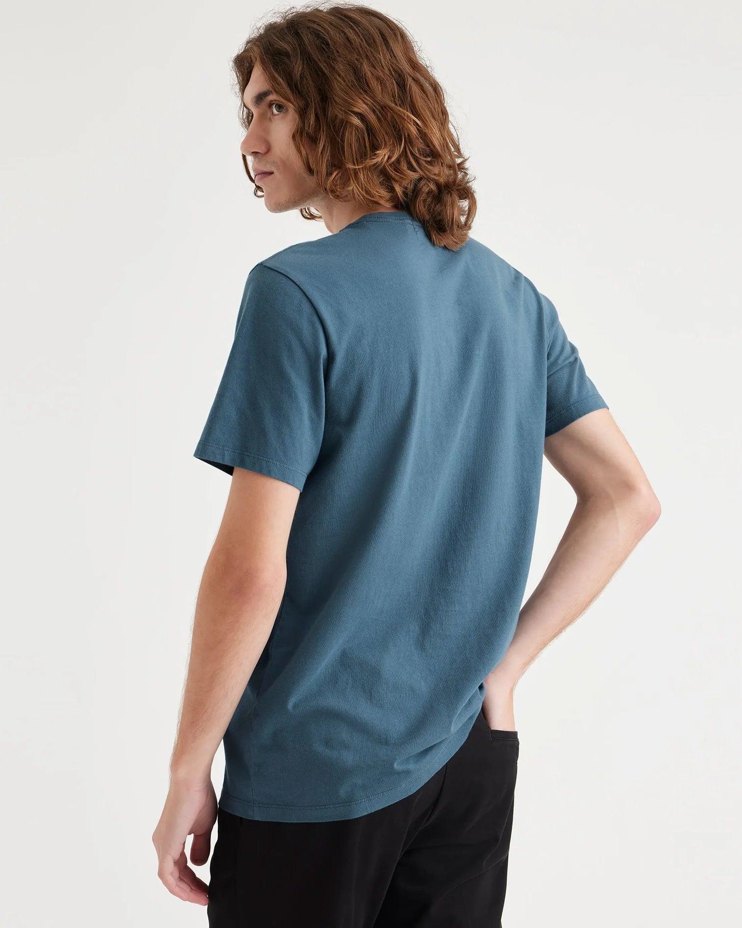 Camiseta Dockers® City By The Bay Indian Teal Blue - ECRU