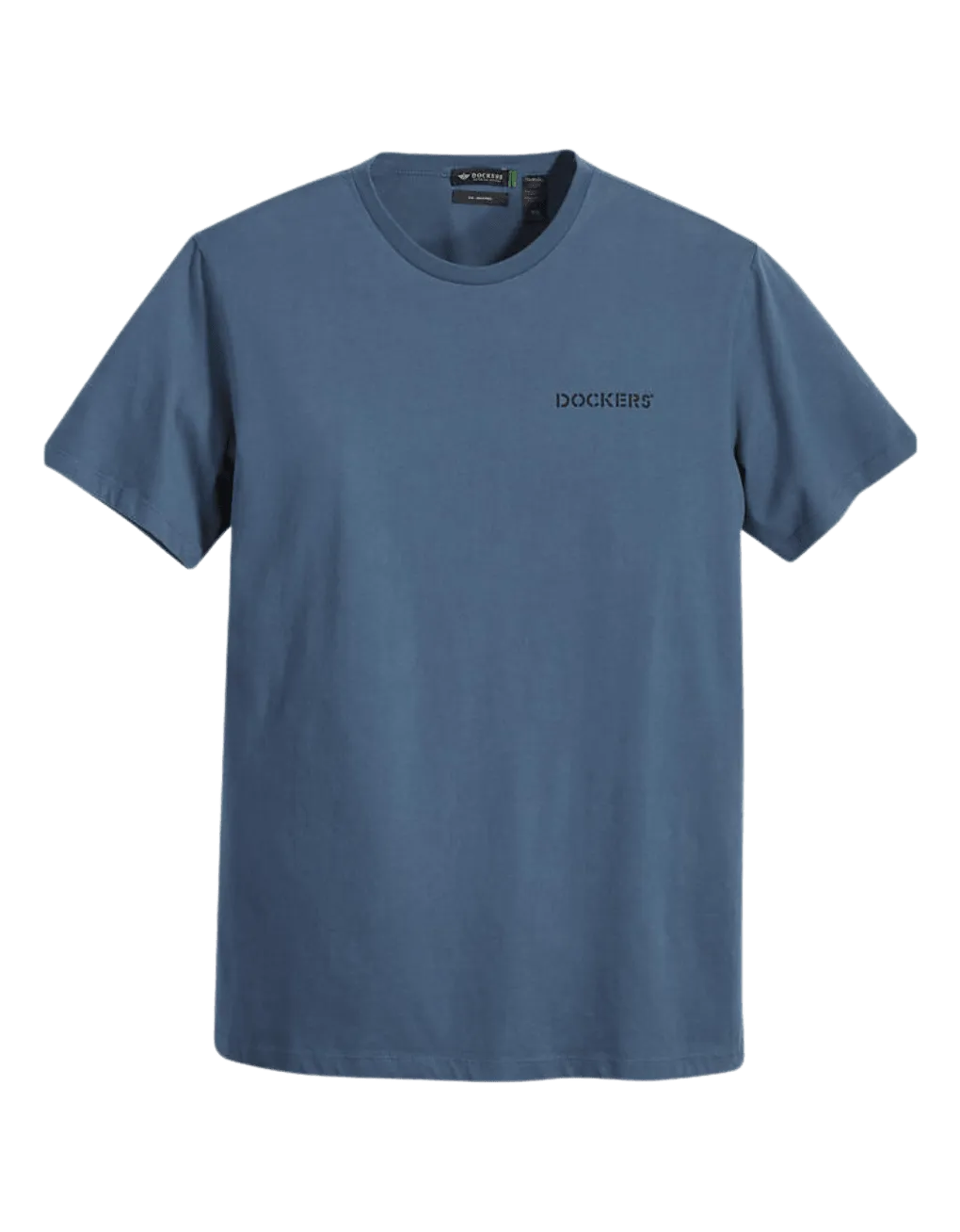 Camiseta Dockers Stencil Logo Blue Fusion - ECRU