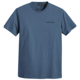 Camiseta Dockers Stencil Logo Blue Fusion - ECRU