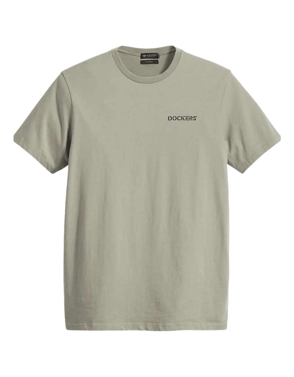 Camiseta Dockers Stencil Logo Forest Fog - ECRU