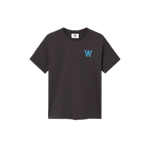 Camiseta Double A by Wood Wood Ace Black Coffee - ECRU