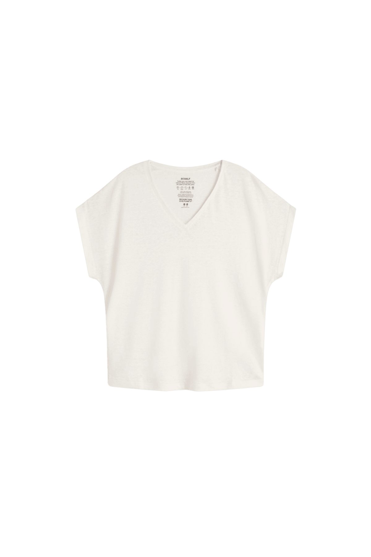 Camiseta ECOALF de Lino Arenda Off White - ECRU