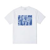 Camiseta EDMMOND STUDIOS Art Storage White — vista frontal, fondo transparente