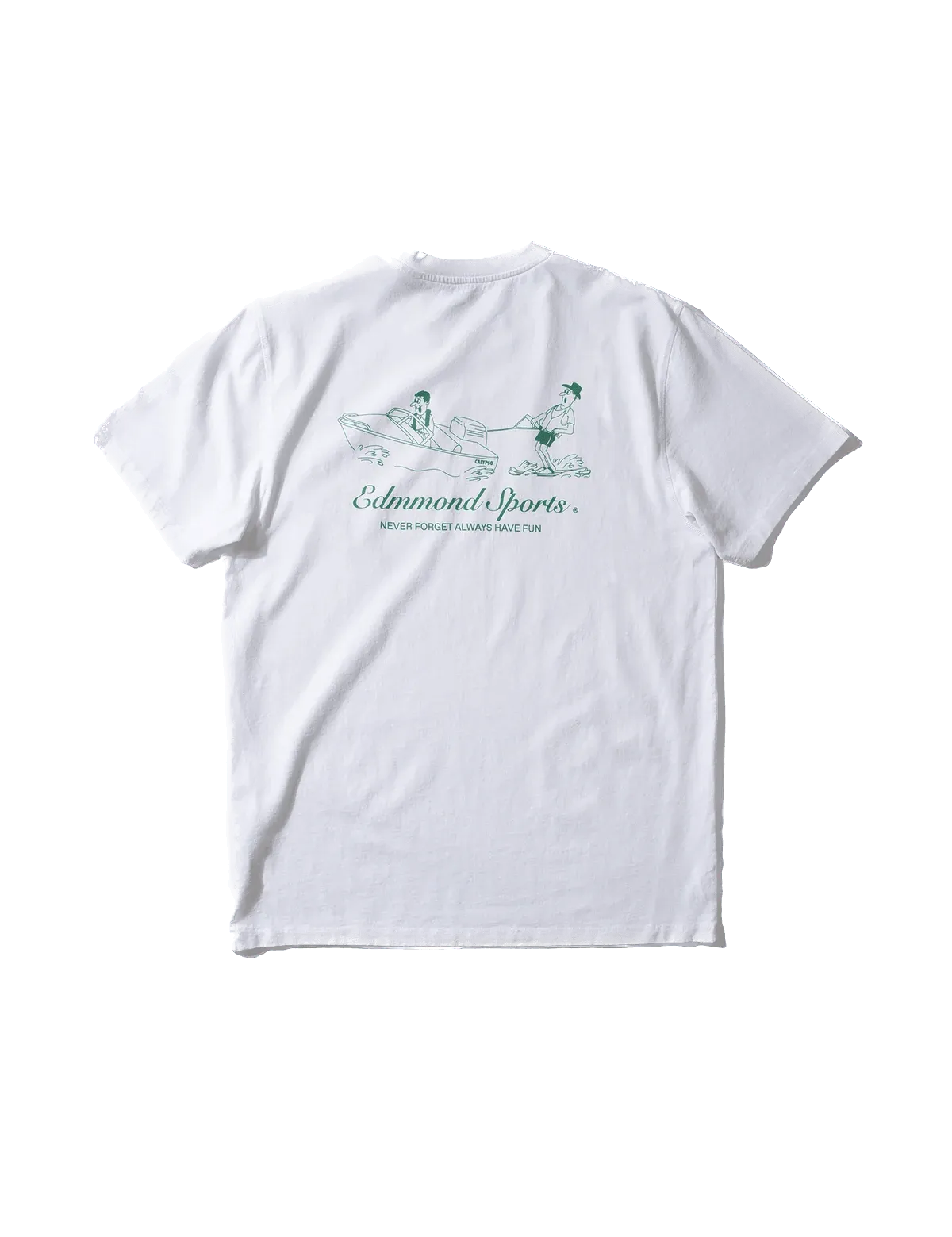 Camiseta Edmmond Studios Calypso II Plain White - ECRU