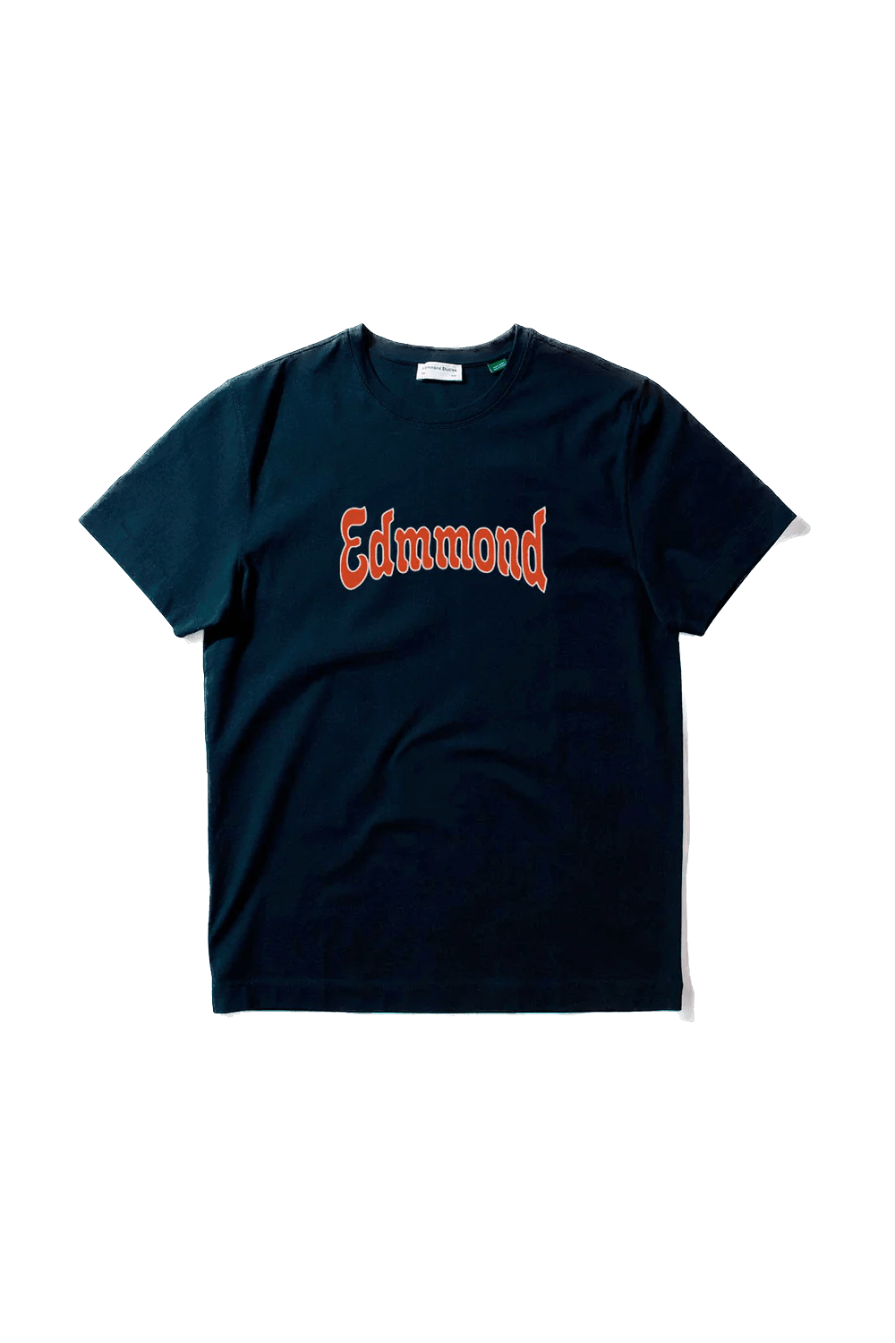 Camiseta Edmmond Studios Curly Plain Navy - ECRU