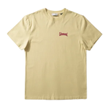 Camiseta Edmmond Studios Curly Shield Plain Yellow - ECRU