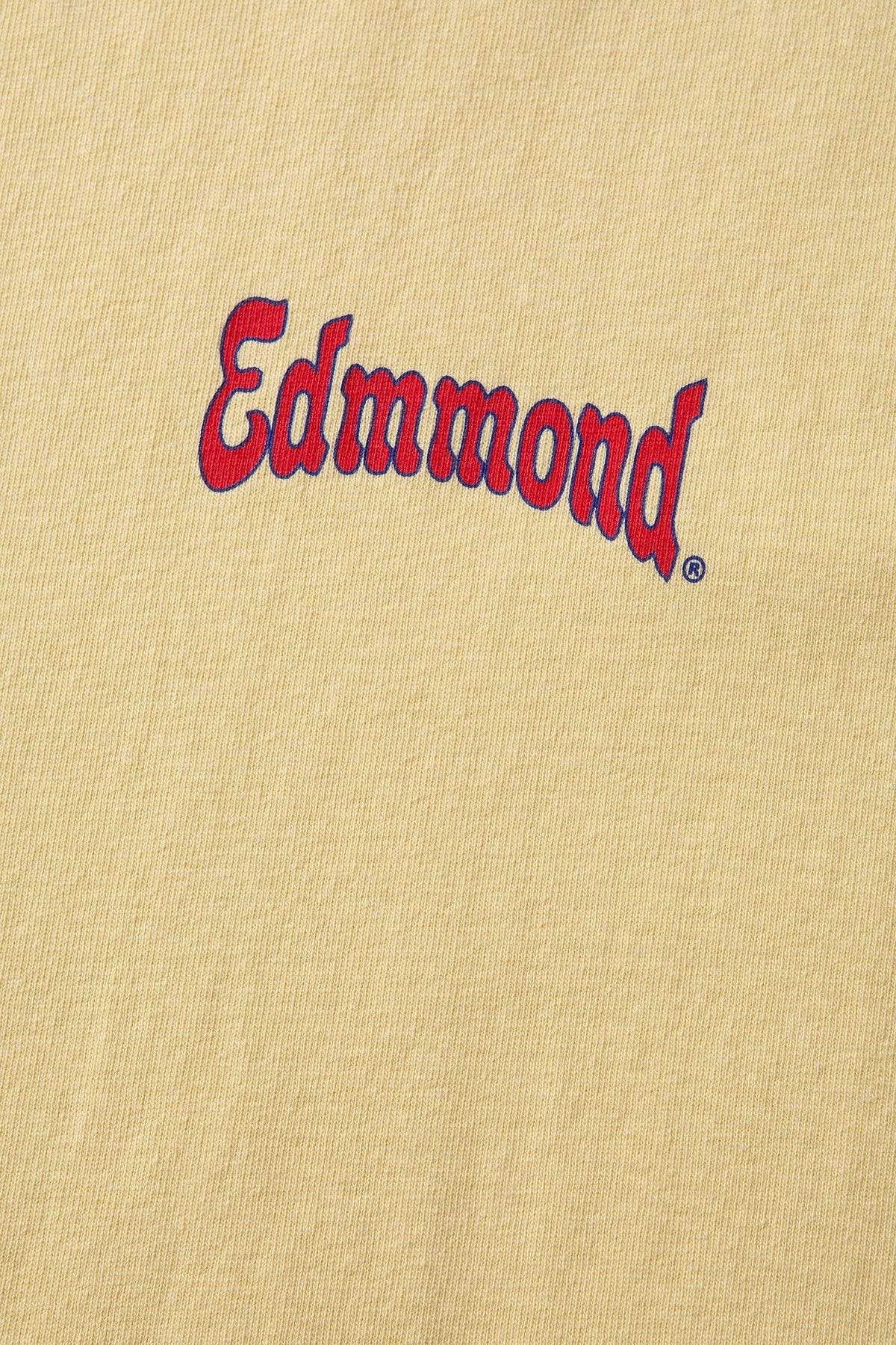 Camiseta Edmmond Studios Curly Shield Plain Yellow - ECRU