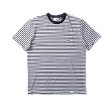Camiseta Edmmond Studios Duck Patch Horizontal Stripes - ECRU
