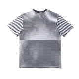 Camiseta Edmmond Studios Duck Patch Horizontal Stripes - ECRU