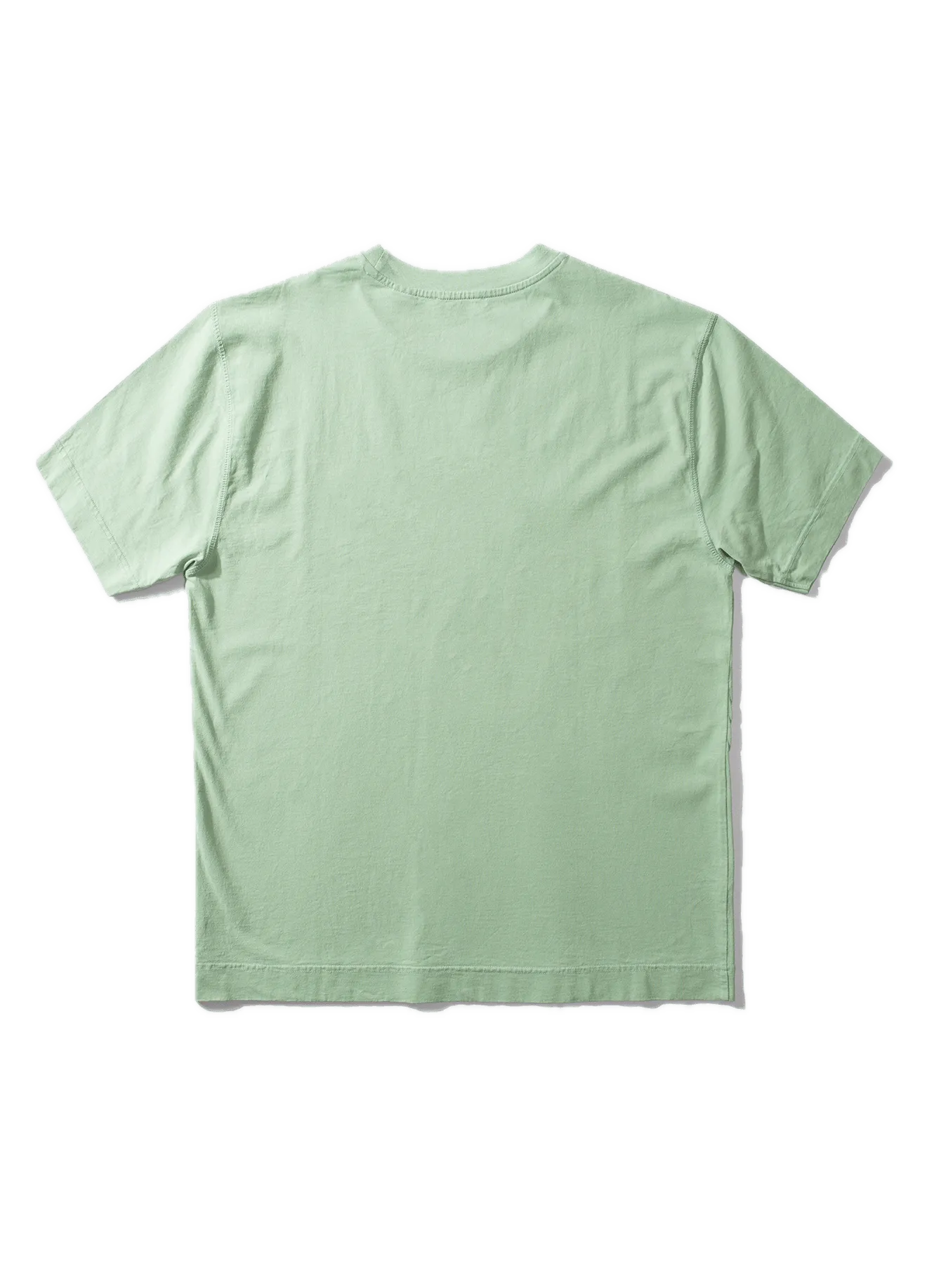 Camiseta Edmmond Studios Duck Patch Plain Mint - ECRU