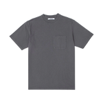 Camiseta EDMMOND STUDIOS Mini Logo Grey — vista frontal, fondo transparente