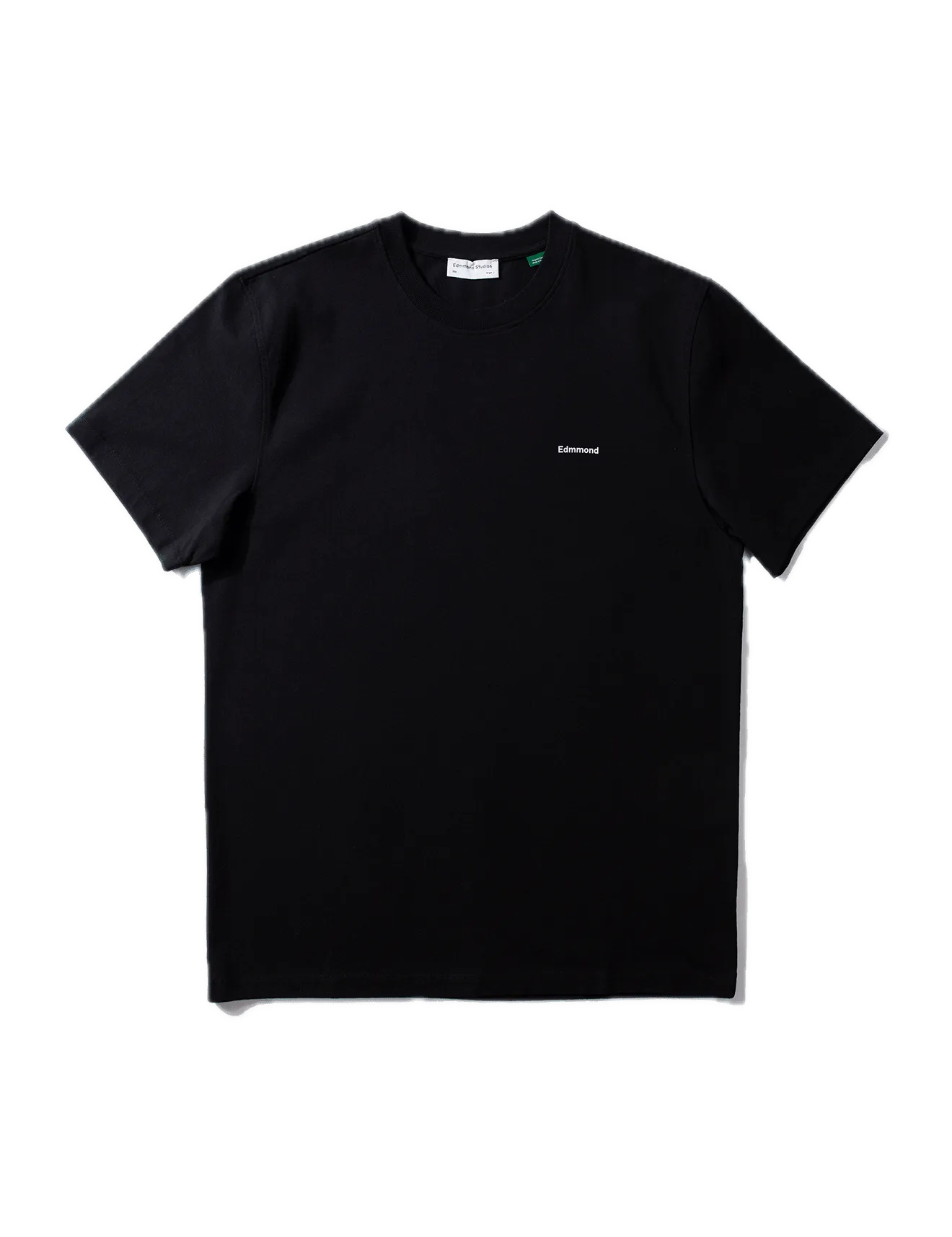 Camiseta Edmmond Studios Mini Logo Plain Black - ECRU