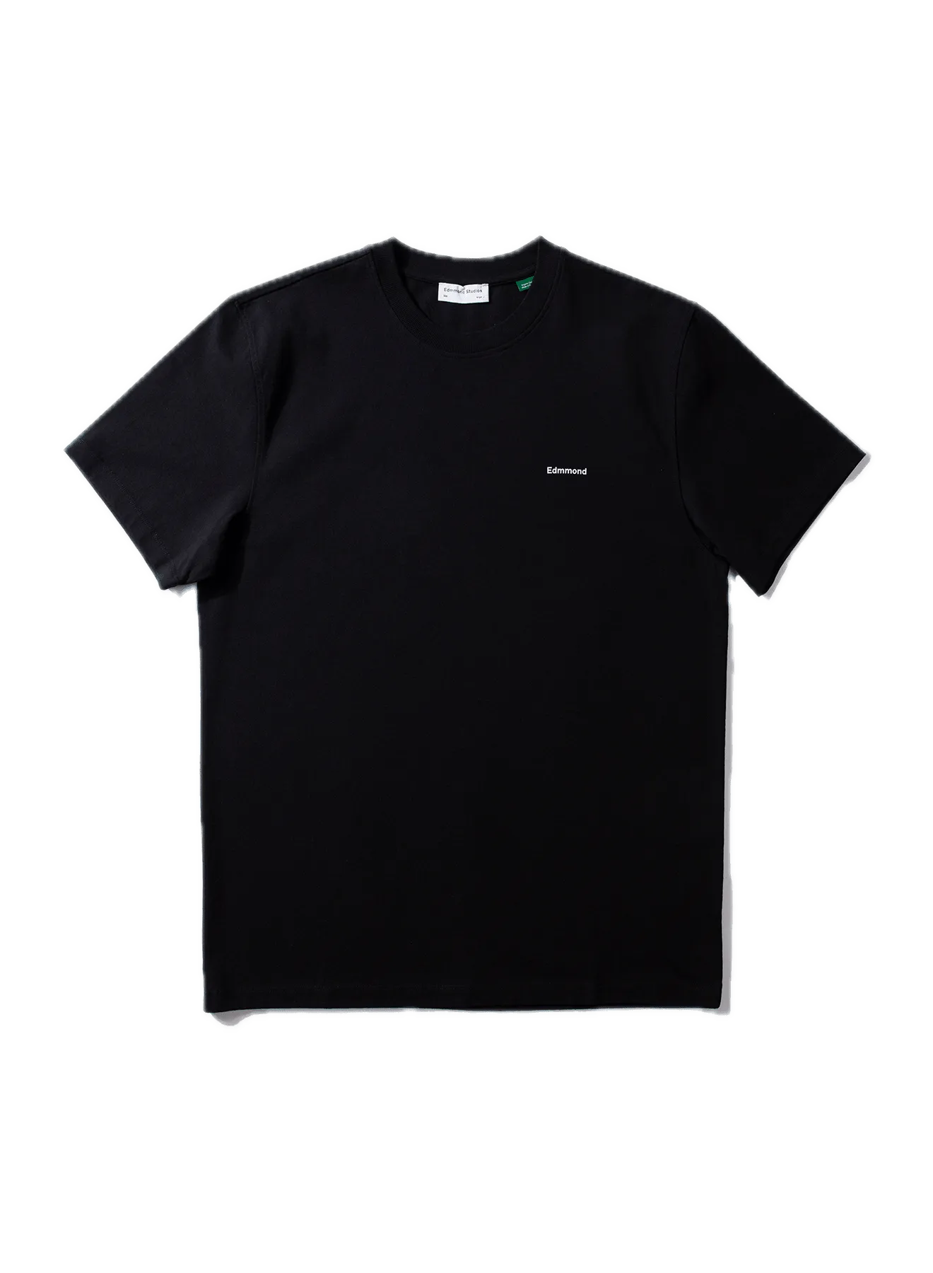 Camiseta Edmmond Studios Mini Logo Plain Black - ECRU