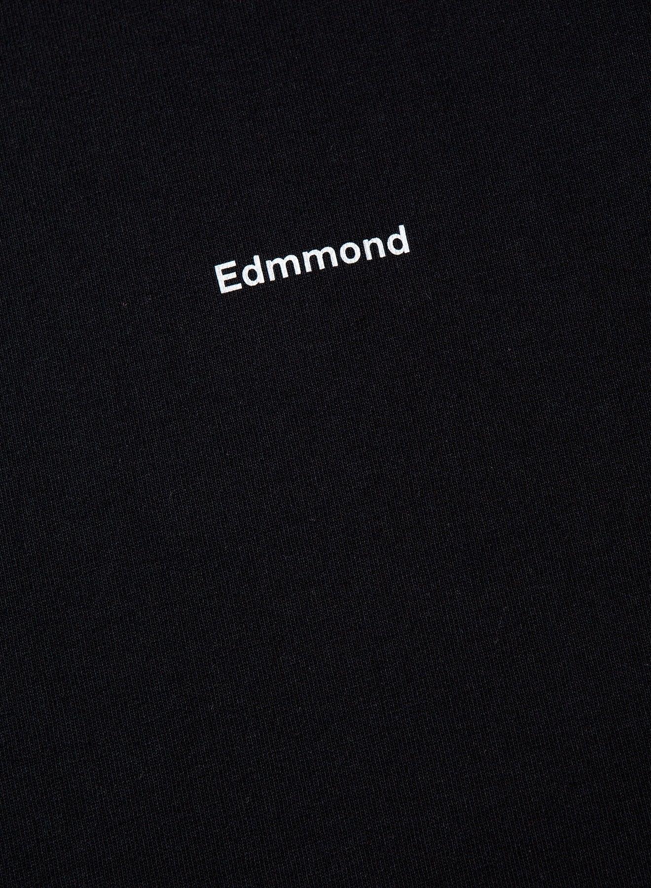 Camiseta Edmmond Studios Mini Logo Plain Black - ECRU