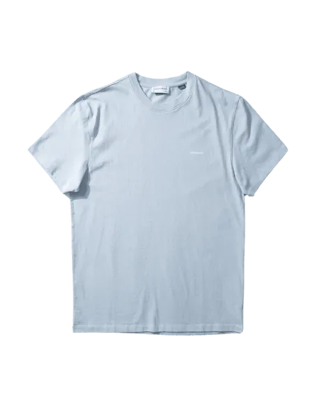 Camiseta Edmmond Studios Mini Logo Plain Light Blue - ECRU