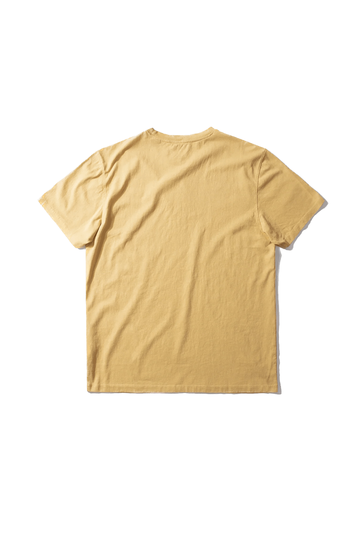 Camiseta Edmmond Studios Mini Logo Plain Light Yellow - ECRU