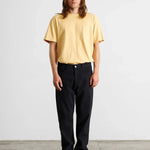 Camiseta Edmmond Studios Mini Logo Plain Light Yellow - ECRU