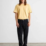 Camiseta Edmmond Studios Mini Logo Plain Light Yellow - ECRU