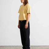 Camiseta Edmmond Studios Mini Logo Plain Light Yellow - ECRU