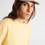 Camiseta Edmmond Studios Mini Logo Plain Light Yellow - ECRU