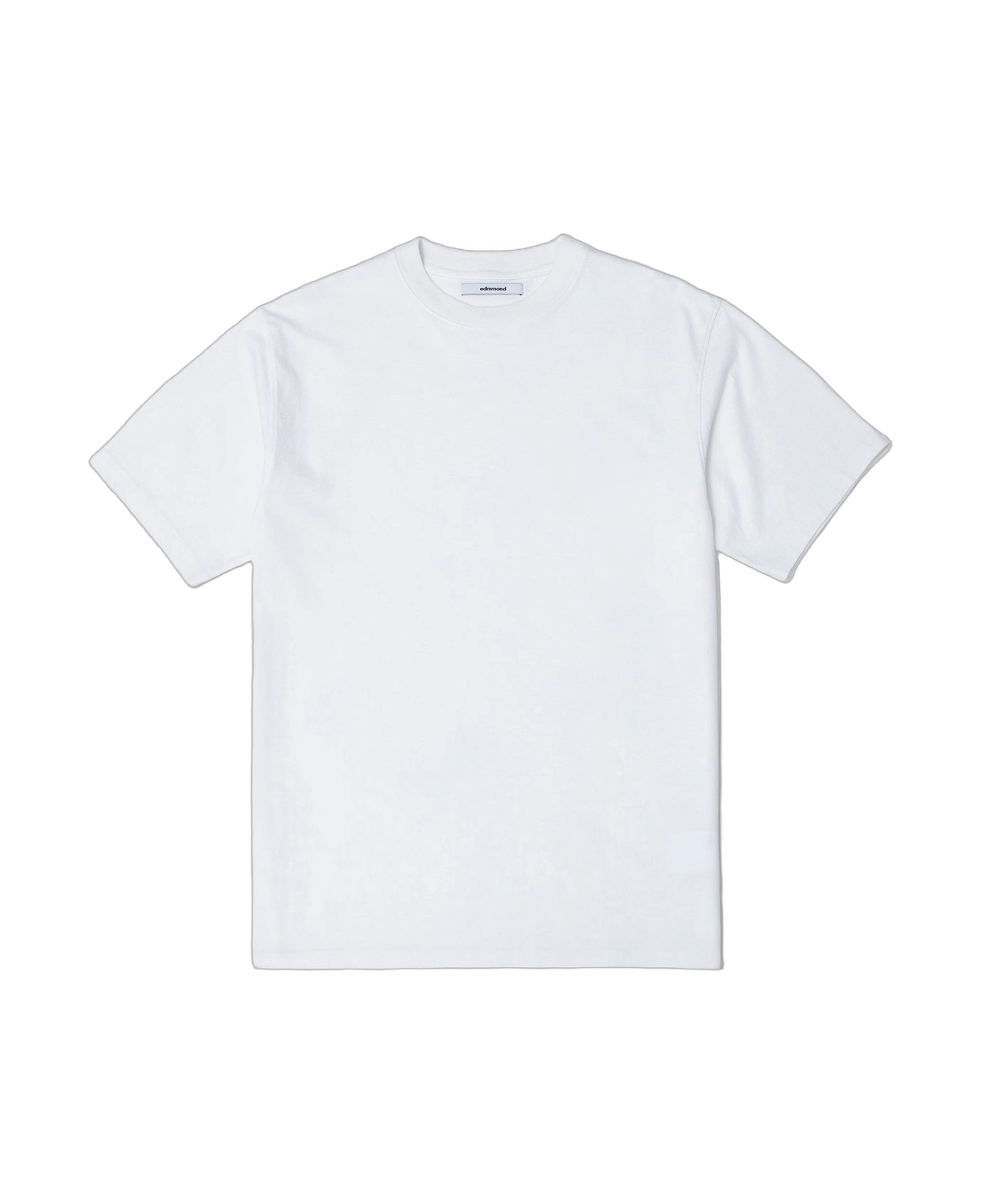 Camiseta EDMMOND STUDIOS Persistence of Music White — vista frontal, fondo transparente