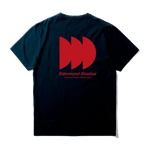 Camiseta Edmmond Studios Radio Club Plain Navy - ECRU