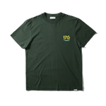 Camiseta Edmmond Studios Shane Plain Dk Green - ECRU