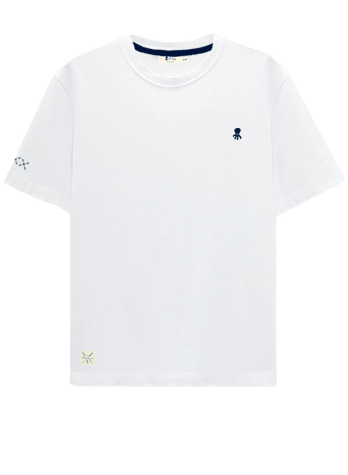 Camiseta El Pulpo Basic Logo Blanca - ECRU