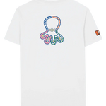 Camiseta El Pulpo Estampado Formas Blanco Puro - ECRU