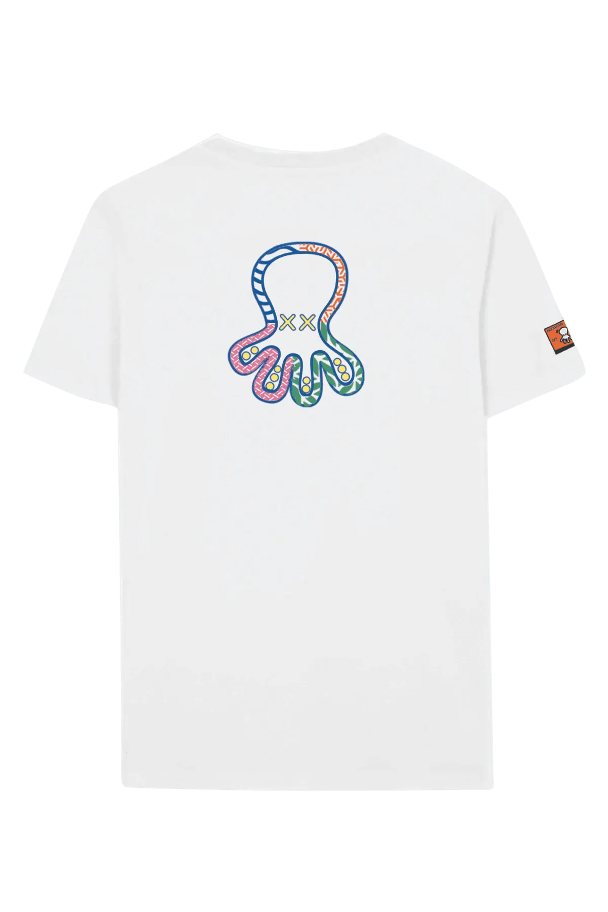 Camiseta El Pulpo Estampado Formas Blanco Puro - ECRU