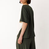 Camiseta SKFK Eluska Verde Botella