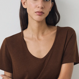 Camiseta ESE O ESE Fluida Caramelo