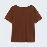 Camiseta ESE O ESE Fluida Caramelo