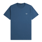 Camiseta Fred Perry M1600 Azul Medianoche - ECRU