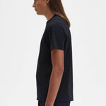 Camiseta Fred Perry M1600 Negra - ECRU