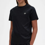 Camiseta Fred Perry M1600 Negra - ECRU