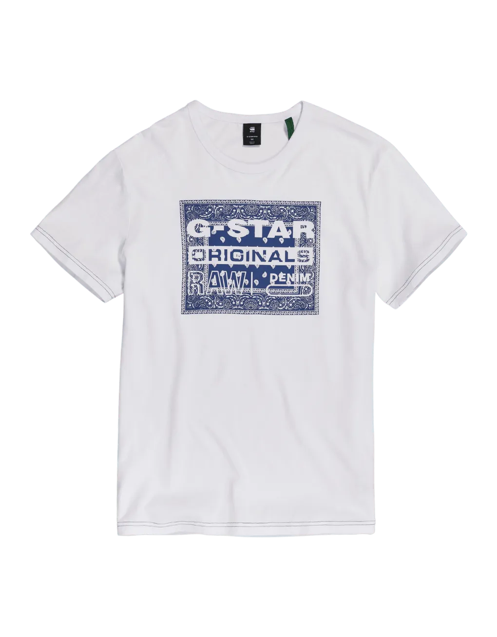 Camiseta G-Star Bandana - ECRU