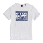 Camiseta G-Star Bandana - ECRU