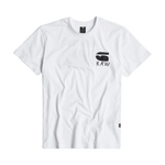 Camiseta G-STAR Burger Back Print - ECRU