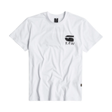 Camiseta G-STAR Burger Back Print - ECRU