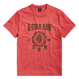 Camiseta G-STAR Collegic Finch - ECRU