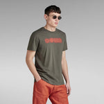 Camiseta G-STAR Distressed Gs Grey - ECRU