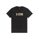 Camiseta G-Star Dotted Black - ECRU
