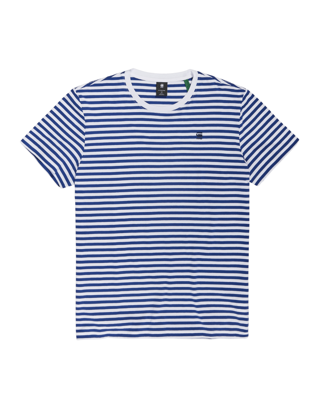 Camiseta G-Star Stripe White Ballpen Blue - ECRU