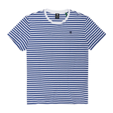 Camiseta G-Star Stripe White Ballpen Blue - ECRU