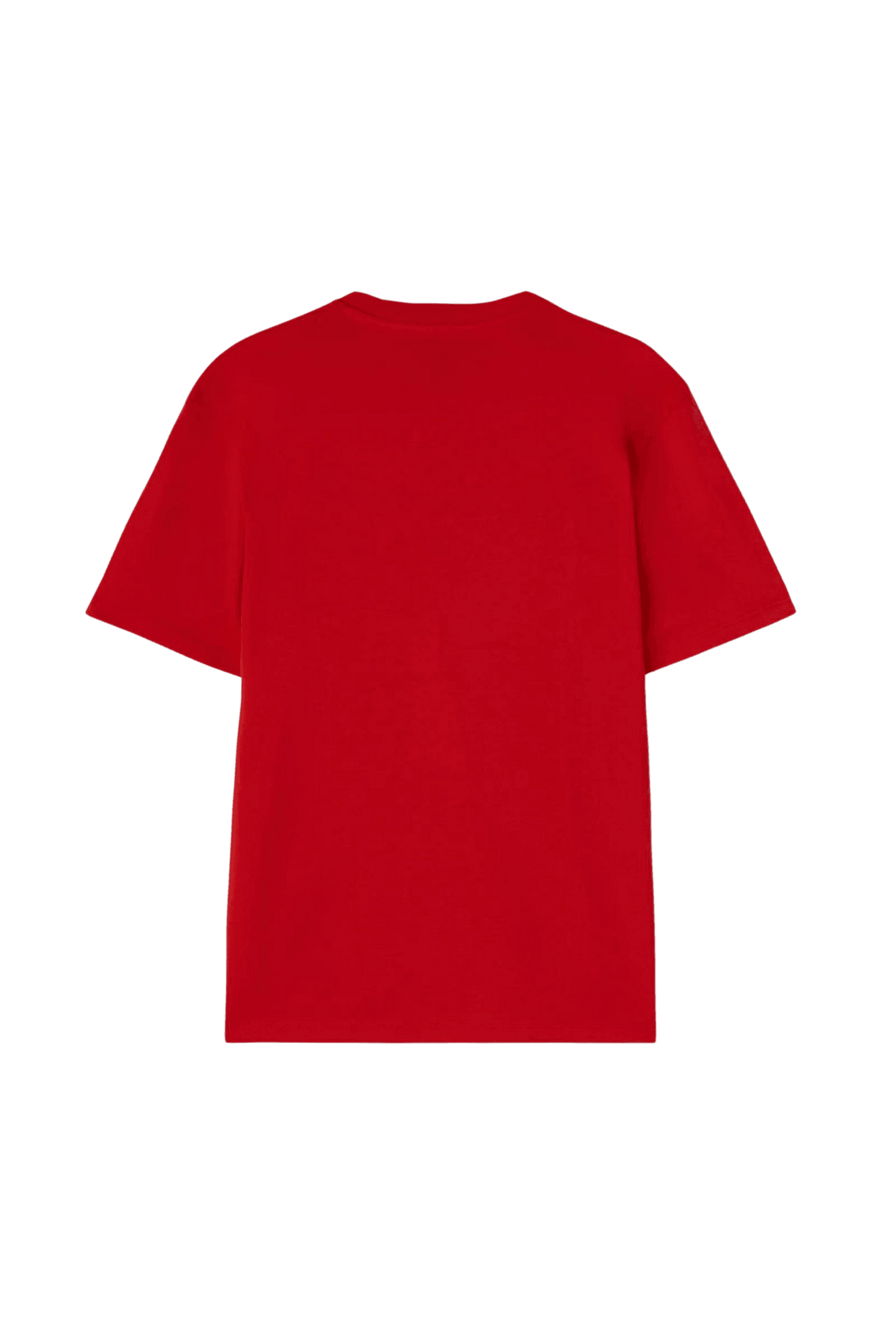 Camiseta GAS Jeans Luc Logo Branding Poppy Red - ECRU