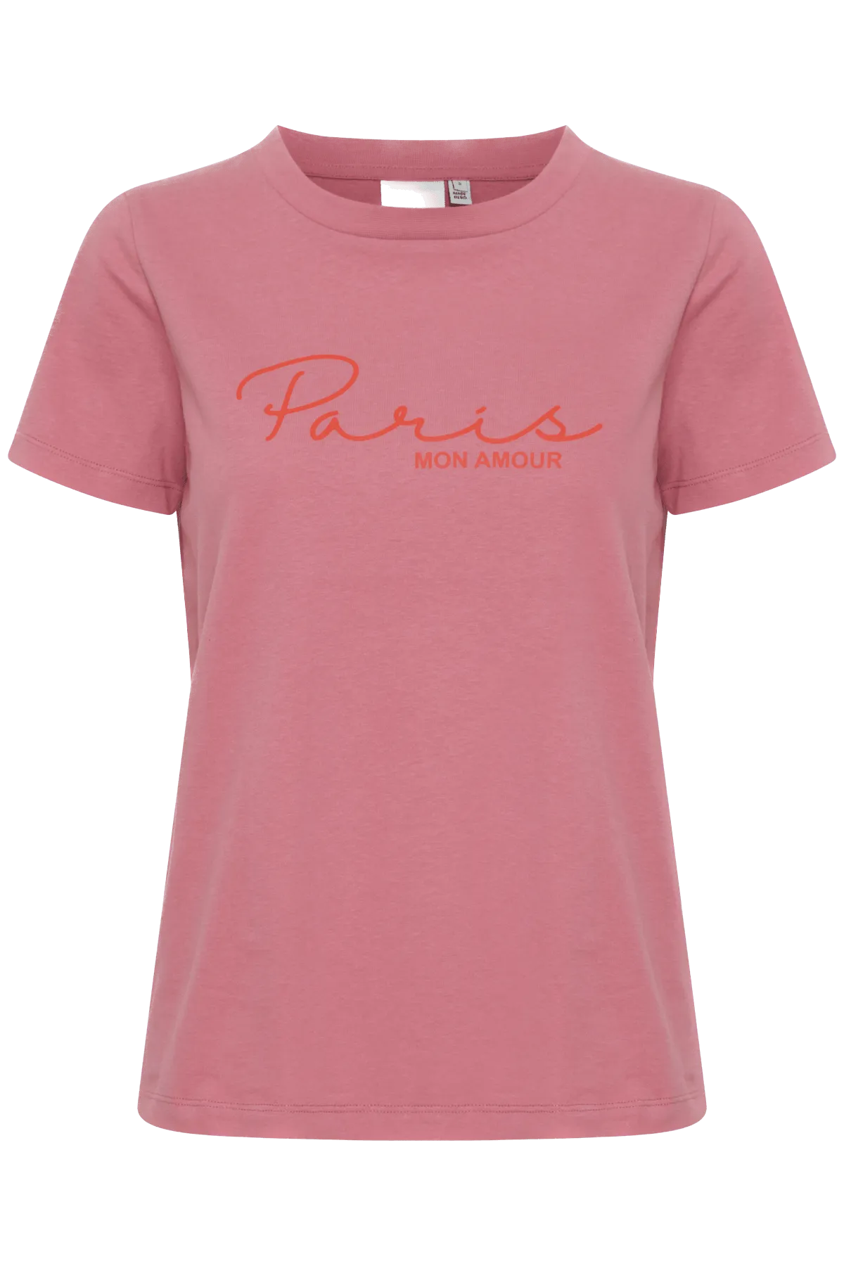 Camiseta ICHI Kamille Heather Rose - ECRU