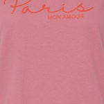 Camiseta ICHI Kamille Heather Rose - ECRU