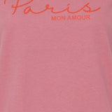 Camiseta ICHI Kamille Heather Rose - ECRU